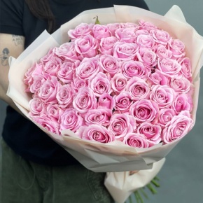 Букет из 55 роз Аваланж (60 см) в Ликино-Дулёво