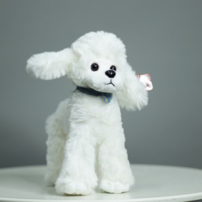 Плюшевый пудель белый (25 см) в Ликино-Дулёво