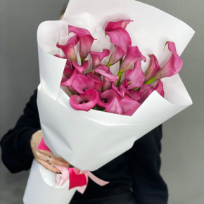 Монобукет из 21 каллы в Ликино-Дулёво