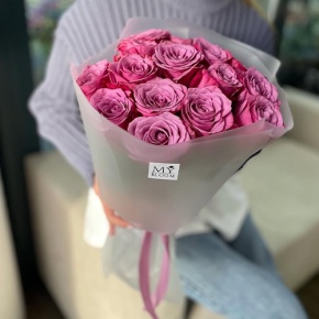 Букет из 15 роз Меритим (50 см) в Ликино-Дулёво