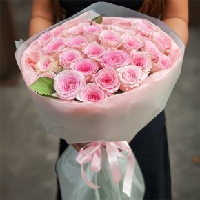 Букет из 25 махровых роз (60 см) в Ликино-Дулёво