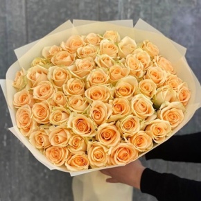 Букет из 51 розы Аваланж (60 см) в Ликино-Дулёво