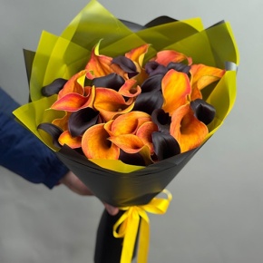 Букет "Карамель" из 29 калл в Ликино-Дулёво