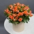 Композиция в шляпной коробке из оранжевых кустовых роз в Ликино-Дулёво Композиция в шляпной коробке из оранжевых кустовых роз в Ликино-Дулёво