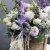Композиция в сумке "Вдохновение" из дельфиниума, георгин, маттиол, гладиолусов и эустом в Ликино-Дулёво Композиция в сумке "Вдохновение" из дельфиниума, георгин, маттиол, гладиолусов и эустом в Ликино-Дулёво
