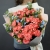 Букет "Фортуна" из коралловых роз и оксипеталума в Ликино-Дулёво Букет "Фортуна" из коралловых роз и оксипеталума в Ликино-Дулёво