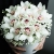 Композиция в шляпной коробке из белых орхидей и гипсофилы в Ликино-Дулёво Композиция в шляпной коробке из белых орхидей и гипсофилы в Ликино-Дулёво
