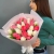 Букет из 25 кораллово-белых тюльпанов в Ликино-Дулёво