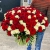 Букет 151 роза красный и белый микс (60 см) в Ликино-Дулёво Букет 151 роза красный и белый микс (60 см) в Ликино-Дулёво