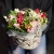 Композиция в корзине "Майя" из гиацинтов, альстромерий и эустом в Ликино-Дулёво